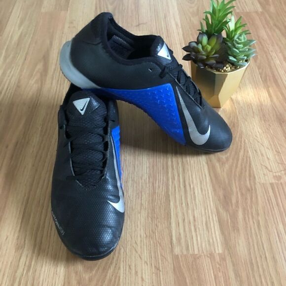 NIKE Phantom VSN Phantom Vision Black Blue A03225-004 Soccer - Picture 1 of 8